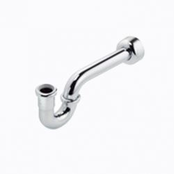 PTB0006 Brass P-Trap, 1-1/4" OD